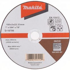 Disco Corte Acero Inox. 7 Pulgadas D-18768 Makita