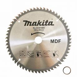 Disco Corte Sierra 7 1/4 Pulgadas x 60 Dientes Eje 20 mm D-61466 Makita