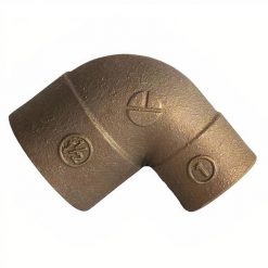 Codo SO-SO Bronce Reducción 1 1/2 x 1 Pulgada Taumm