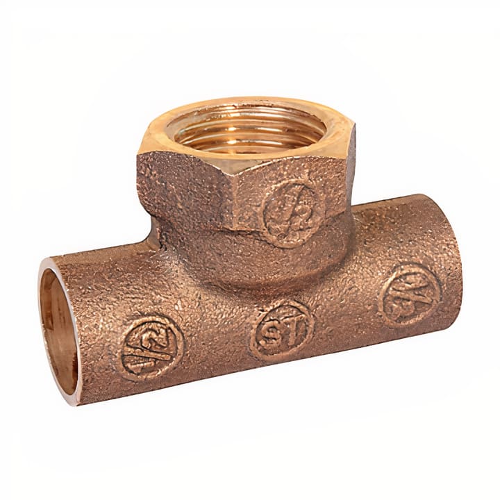 30000900030-1 Tee Bronce SO-SO-HI 1/2 Pulgada