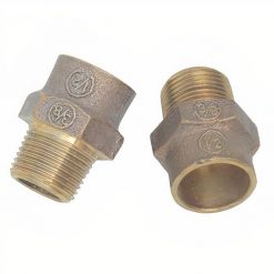 Terminal SO-HE Reducción Bronce 1/2 x 3/8 Pulgada Taumm