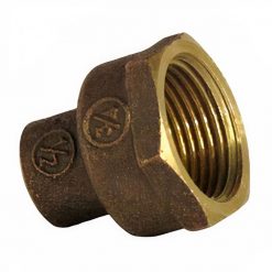 Terminal SO-HI Bronce Reducción 1/2 x 3/4 Pulgada Taumm