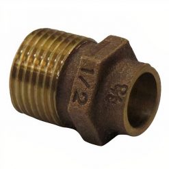 Terminal SO-HE Bronce Reducción 3/8 x 1/2 Pulgada Taumm