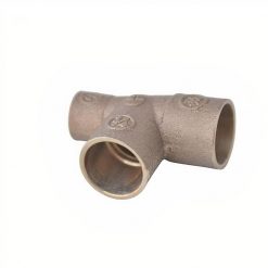 Tee SO Bronce Reducción 3/4 x 1/2 x 3/4 Pulgada Taumm