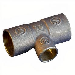 Tee SO Bronce Reducción 3/4 x 3/4 x 1/2 Pulgada Taumm