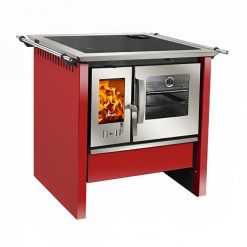 Cocina a leña Allegra Roja Amesti