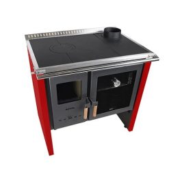 Cocina a Leña Hestia 90 Rojo Bosca