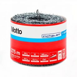 Alambre Púa Motto Estándar Cal.16 275 Mts Rollo Inchalam