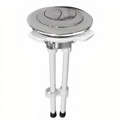Botón Superior Redondo Dual Flush Cromado Universal Fanaloza