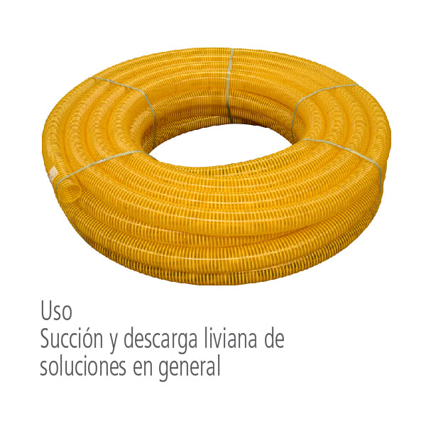 35001200008-1 Manguera Liquiflex Amarilla 75mm 25 Metros Petroflex