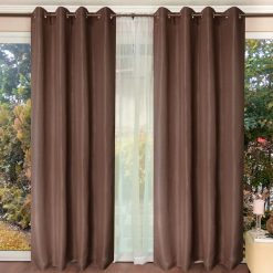 Set 8 Piezas Cortinas Tabatha Argollas Doral