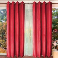 Set 8 Piezas Cortinas Tabatha Argollas Doral