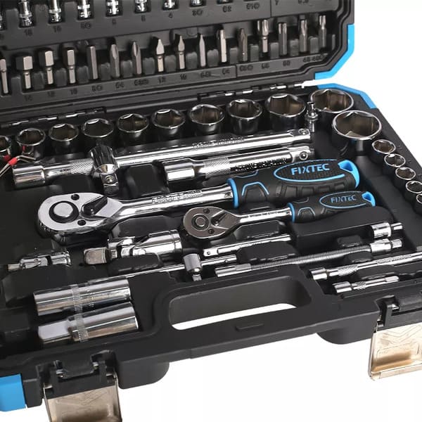 65002100319-2 Set 94 Piezas Dados y Puntas 1/2" y 1/4" FHST2094 Fixtec