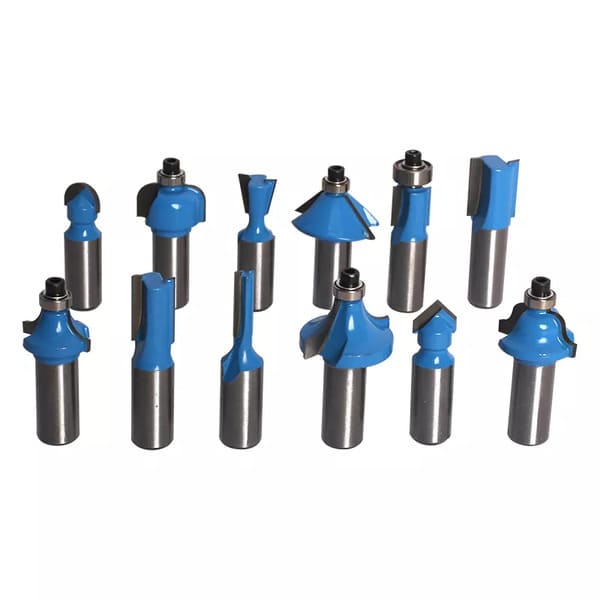 65002100330-2 Set 12 Fresas 1/4" FARB1201 Fixtec