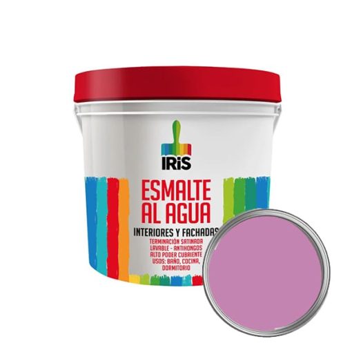 Esmalte al Agua 1 Galón Rosado Iris