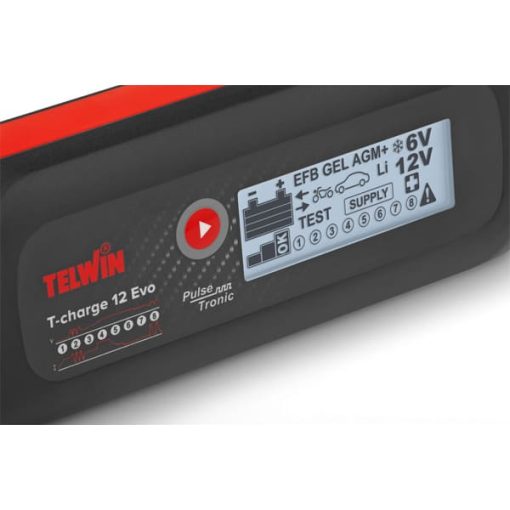 Cargador Mantenedor de Bateria T-Carge 12 EVO Telwin