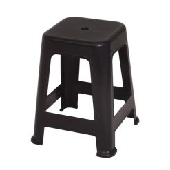 Banqueta Plastica Negra MOR