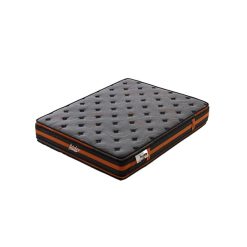 Colchón Comprimido 1 Plaza Black fjäder