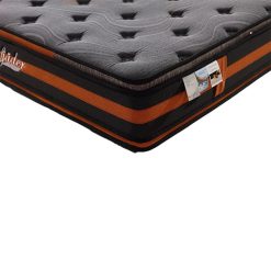 Colchón Comprimido 1 Plaza Black fjäder