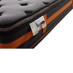 Colchón Comprimido 1 Plaza Black fjäder