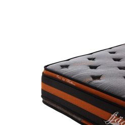 Colchón Comprimido 1 Plaza Black fjäder
