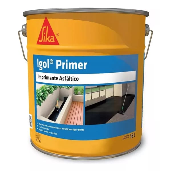 1000200211-1 Igol Primer Imprimante Asfáltico 16 Lts Sika