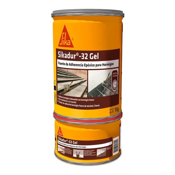 1000600059-1 Sikadur 32 Gel Adhesivo Epóxico Estructural 1 Kg Sika