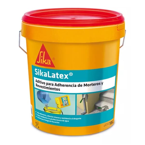 1001500216-1 Sika Latex Promotor De Adherecia Para Morteros 18 Lts Sika