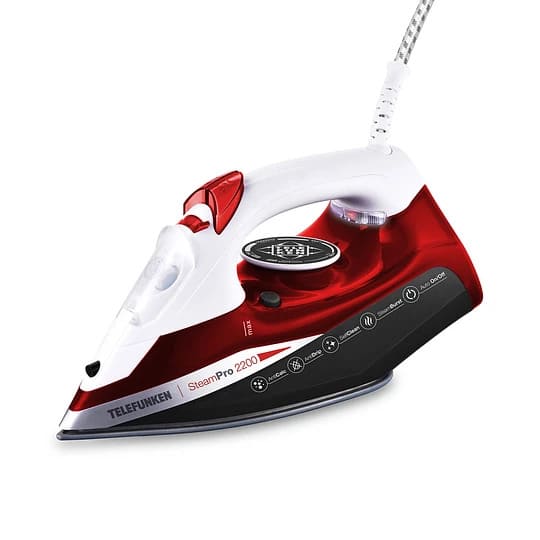 5000900946-1 Plancha a Vapor Steampro 2200 Roja Telefunken