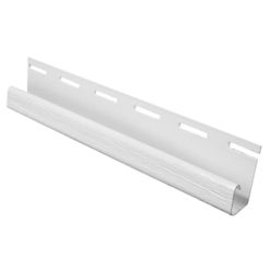 Perfil J 1/2" x 3.80 mts Rigido Blanco DVP