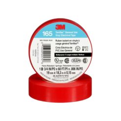 Cinta Electrica Temflex 165 Rojo 19mm x 9 m 3M