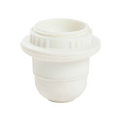 Portalámparas Con Anillo E27 Blanco Castillo