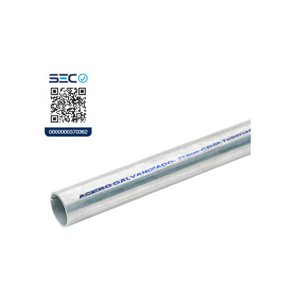2006300159-1 Tuberia EMT 25mm x 3 Metros