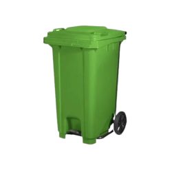 Basurero con Tapa y Pedal 240 Litros Verde