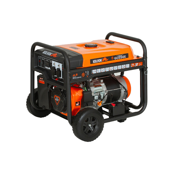 12000100219-1 Generador eléctrico a gasolina 5.5 kVA GO55GE Kolvok