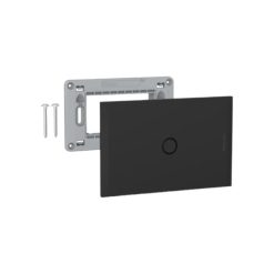 Placa ciega black con soporte Nóbile Bticino