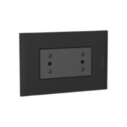 Toma dúplex 10A antracita Placa 3p black Nóbile Bticino
