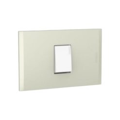 Interruptor 10AX 3 vías blanco Placa 1p perla Nóbile Bticino