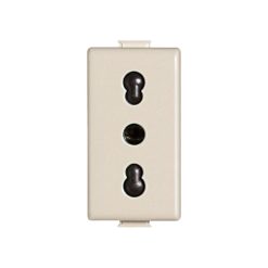 Toma 2P+T 10 y 16A 250V Marfil Matix Bticino