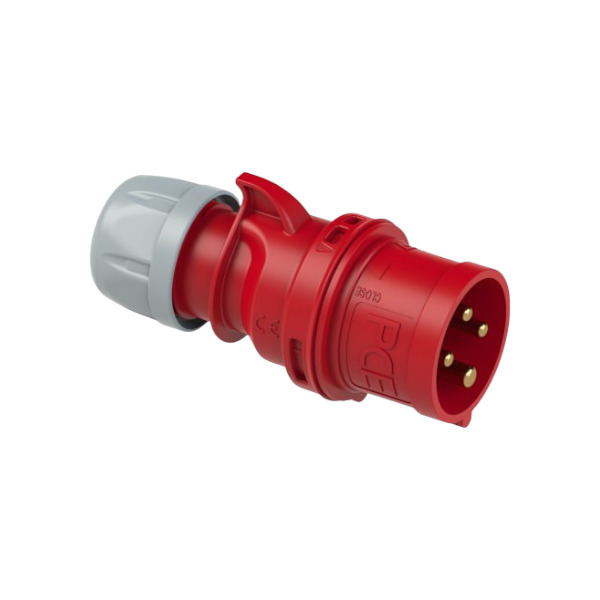 2001900895-1 Enchufe Macho Volante 4x32A IP44 3P+T 380V PCE