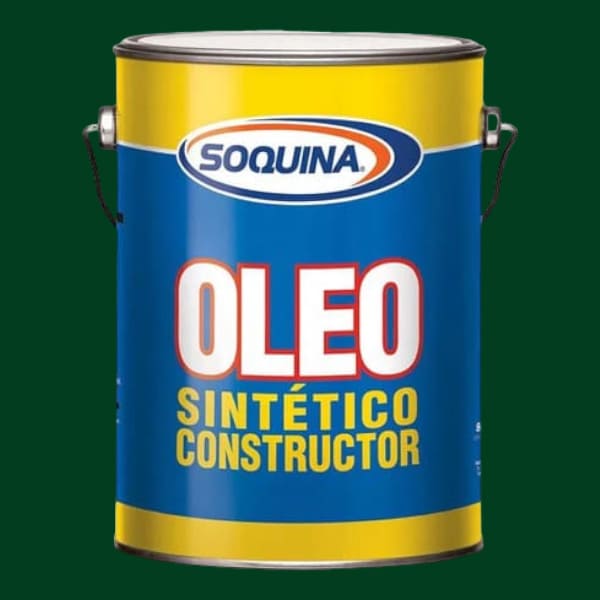 1000101667-1 Óleo Sintético Constructor 1 Galón Verde Trebol Soquina