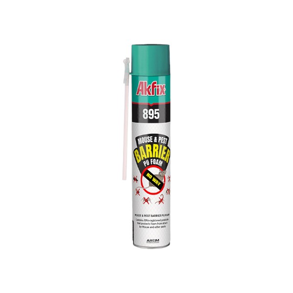 1000900191-1 Espuma 895 Poliuretano Contra Ratones y Plagas 400 ml Akfix