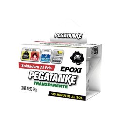 Soldadura Epóxica en Frío Transparente 32cc Pegatanke