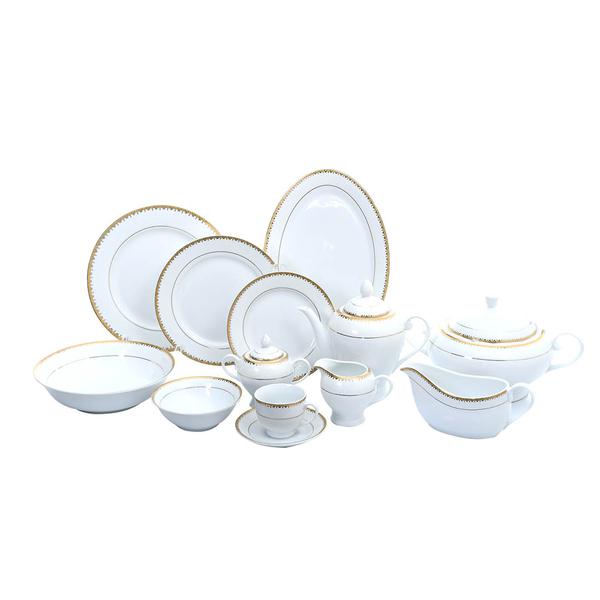 22000900102-1 Set Loza 95P Drama Rose Dorado Concepts