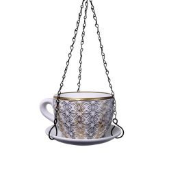 Taza Tribal White 15x12x8 Concepts