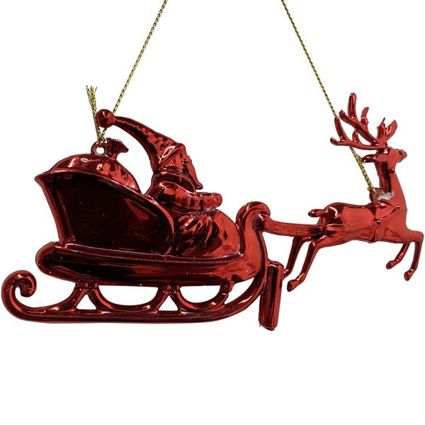 8001000556-1 Trineo Santa 14x8 cms Santini