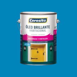 Óleo brillante habitacional Azul Moda 1 Galón Ceresita