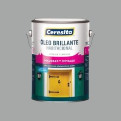 Óleo brillante habitacional Gris 1/4 Galón Ceresita