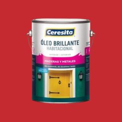 Óleo brillante habitacional Rojo Arcilla 1 Galón Ceresita