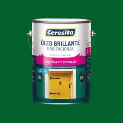 Óleo brillante habitacional Verde Pradera 1 Galón Ceresita